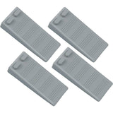 Door Stop Rubber Wedge Door Stopper Flexible and Non Scratching Door Holder - Smart Stackable Slip-Resistant Design (Gray) In Australia - Darrahopens