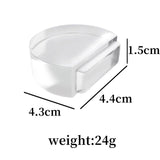 Door Stop, Clear Door Stoppers Door Stoppers for Bottom of Door On Tile for Home Office School Door Silencer 4pack