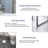 Door Stop, Clear Door Stoppers Door Stoppers for Bottom of Door On Tile for Home Office School Door Silencer 4pack