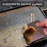 Pan Scrapers Dish Scraper Tool Set, 4Pack Food Scraper Polycarbonate Plastic Pan Pot Scraper, Cast Iron Cleaner Scraper Iron In Australia - Darrahopens