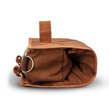 Bar Bartender Carrying Bag Creative Bartender Canvas Toolkit Pack Tools Cocktail Shaker Set Storage Bag Only Brown
