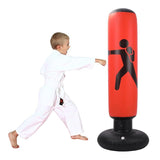 Large Punching Bag for Adults, 63 Inch Inflatable Boxing Bag for Ages 5-12, Funny Boxing Dummy Toy for Boys