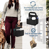 Luggage Travel Cup Holder,Universal Suitcase Cup Holder, Free Hands Suitcase Drinks Beverage Holder, Luggage Cup