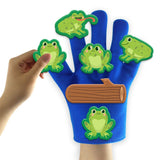 Hand Puppets Set for Kids and Adults Glove with Felt Details Perfect for Storytelling Role-Playing Puppet Theatre Gift for Children