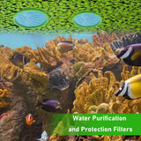 5Pcs Aquarium Floating Plant Rings and Fish Feeding Rings,Aquarium Floating Plant Corral,Fish Feeding Rings Floating