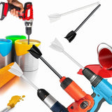 4 Pcs Resin Mixer Paddles for Resin Drill, Epoxy Mixer Attachment for Drill, Paint Mixer/Paint Stirrer for Mixing Resin, Epoxy