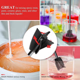 4 Pcs Resin Mixer Paddles for Resin Drill, Epoxy Mixer Attachment for Drill, Paint Mixer/Paint Stirrer for Mixing Resin, Epoxy