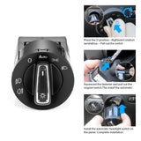 Headlight Switch Headlight Dimmer Switch, Headlight switch with light sensor module match to your vehicle.