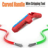 Curved Handle Wire Stripper Multi Functional Cable Stripping Tool with Precise Stripping for Electrician Electrical Cable Cutting In Australia - Darrahopens