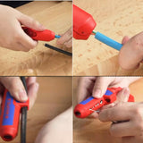 Curved Handle Wire Stripper Multi Functional Cable Stripping Tool with Precise Stripping for Electrician Electrical Cable Cutting