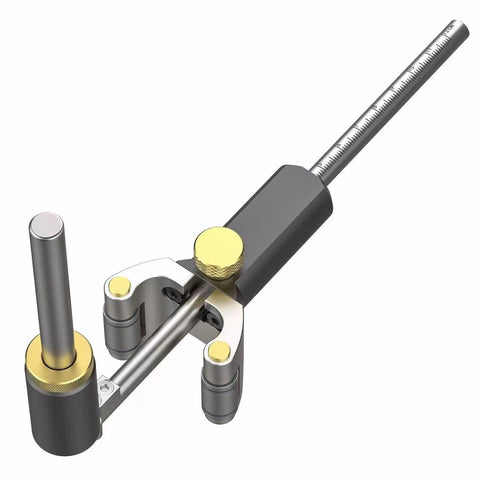 Woodworking Linear Arc Dual-purpose Scriber Ruler Parallel Line Drawing Tool Measuring Gauge DIY Multifunctional Woodworking In Australia - Darrahopens