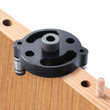 Vertical Self Centering Dowel Jig Kit, Portable Great Convenience Pocket Hole Jig, Aluminium Alloy Material Punch Guide