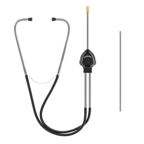 Garnish Gripper Mechanic's Stethoscope Automotive Engine Diagnostic Sensitive Hearing Tool for Cars, Trucks and Motorcycles,Black