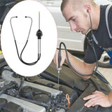 Garnish Gripper Mechanic's Stethoscope Automotive Engine Diagnostic Sensitive Hearing Tool for Cars, Trucks and Motorcycles,Black