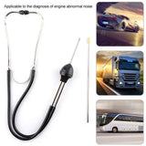 Garnish Gripper Mechanic's Stethoscope Automotive Engine Diagnostic Sensitive Hearing Tool for Cars, Trucks and Motorcycles,Black