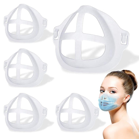Cool Protection Stand - 3D Mask Bracket - Face Mask Inner Support Frame - Plastic Brackets - More Space for Comfortable Breathing
