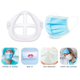 Cool Protection Stand - 3D Mask Bracket - Face Mask Inner Support Frame - Plastic Brackets - More Space for Comfortable Breathing
