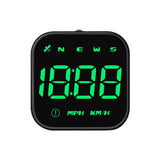 Digital GPS Speedometer, Car Universal HUD Head Up Display with Speed MPH, Compass Driving Direction, Fatigue Driving Reminder