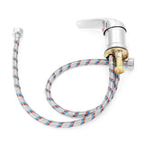 Basin Sink Faucet with 2 Modes Shower Spray Head Wash Hair Tap Mixing Valve Sprayer for Shampoo Bed Bowl or Backwash