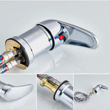Basin Sink Faucet with 2 Modes Shower Spray Head Wash Hair Tap Mixing Valve Sprayer for Shampoo Bed Bowl or Backwash