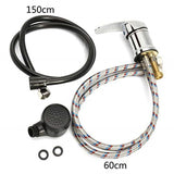 Basin Sink Faucet with 2 Modes Shower Spray Head Wash Hair Tap Mixing Valve Sprayer for Shampoo Bed Bowl or Backwash