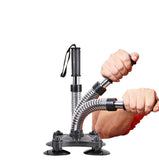 Anchored Power Twister Wrestling Resistance Spring Bar Exerciser for Biceps,Forearms,Shoulders,Chest Suctions to Smooth-45-50LB