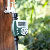 Single-Outlet Hose Watering Timer, 1 Outlet, Green-Sprinkler Timer Water Timer for Garden Hose, Programmable Hose Timer
