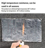 Design Engineering Cool-Tape Self-Adhesive Heat Reflective Tape-10cm×5m+15cm×5m-Insulation Resistant High Temperature