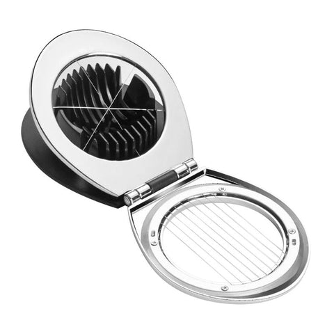 Egg Slicer, Egg Slicer for Hard Boiled Eggs, Egg Cutter Heavy Duty for Egg Strawberry Mushroom Soft Fruit, Stainless Steel Wire