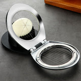 Egg Slicer, Egg Slicer for Hard Boiled Eggs, Egg Cutter Heavy Duty for Egg Strawberry Mushroom Soft Fruit, Stainless Steel Wire