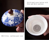 Chinese Ceramic Teapot, 360° Teapot Ceramic Single Pot, Chinese Household Filter Tea Maker Black Pottery Kung Fu Tea Set Creative
