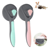Cat Dog Grooming Brush,Pet Grooming Tool,Removes Loose Hair & Tangles,Skin Friendly & Promote Circulation, (2Pack)