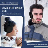 2 Packs Fleece Earmuffs Winter for Men Women Ear Warmer Fleece Ear muff Winter Accessory for Men Women Kids