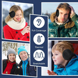 2 Packs Fleece Earmuffs Winter for Men Women Ear Warmer Fleece Ear muff Winter Accessory for Men Women Kids