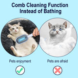 Cat Brush with Water, 3 in 1 Cat Grooming Brush, Cat Cleaning Brush, Pet Hair Removal Comb with Water Tank, (Towels Not Included) In Australia - Darrahopens