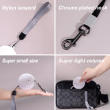 Retractable Dog Leash Pet Mini Retractable Leash Lightweight，with 9.8ft Strong Nylon Tape, (1-Pink/1-White)