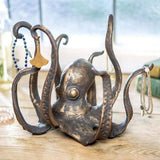 Octopus Mug , Vintage Nautical Octopus Cup Holder , Table Ornament, Jewelry Necklace Pendant Tea Cup Holder (Black)