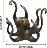 Octopus Mug , Vintage Nautical Octopus Cup Holder , Table Ornament, Jewelry Necklace Pendant Tea Cup Holder (Black)
