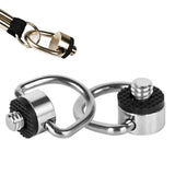 Stainless Steel D Ring Screw Hinged Holder Camera Fixing Screw 1/4"-20 Thread for Tripod DSLR Cameras for Quick 2 Pack