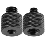 2pcs Screw Adapter Thread 1/4" Male to 3/8" Female and 3/8" Male to 1/4" Female Adapter Set for Camera Monitor, Tripod