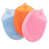 Silicone Bath Brush Silicone Shower Glove Face Scrub Brush Silicone Loofah Brush Silicone Body 3pcs Color Random In Australia - Darrahopens