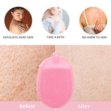 Silicone Bath Brush Silicone Shower Glove Face Scrub Brush Silicone Loofah Brush Silicone Body 3pcs Color Random