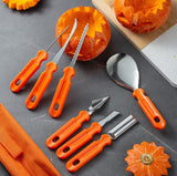 Pumpkin Carving Kit Tools Halloween Pumpkin Decorating Kit Stainless Steel Sculpting Knife for Halloween - 7pcs