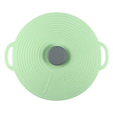 "Universal 5 Piece Silicone Lid Set: Microwave Splatter Cover Lid for Food- In Different Sizes – Spill-Proof, Suction, Bowl