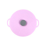 "Universal 5 Piece Silicone Lid Set: Microwave Splatter Cover Lid for Food- In Different Sizes – Spill-Proof, Suction, Bowl