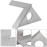 Woodworking Right Angle Ruler, Stainless Steel 90/45 Degrees Carpenter Combination Woodworking Measuring Ding Tool