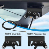 1 Pair 83515 & 83514 Truck Cap Rotary Latch Compatible with 100XL/XR/XQ/180XL 700 tonneau long performances and easy installation