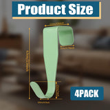 16 Pack Over The Cabinet Door Hooks, Door Hooks White Window Hooks Stainless Steel Door Hooks Outdoor Coat Hooks In Australia - Darrahopens