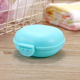 4 Pack Small Travel Soap Container with Lid, Portable Soap Dish, Plastic Soap Case for Outdoor (Pink, White, Purple, Blue) In Australia - Darrahopens