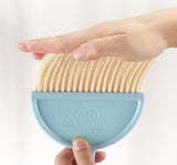 Small Broom and Dustpan Set for Home, Mini Clean Brush with Dust Pans Cute Hand Broom Brush Dust Pan with Hanger Hole(3PCS)